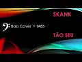Skank  - Tão Seu - Baixo Cover + Tabs
