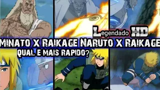 minato vs raikage naruto vs raikage naruto supera velocidade do raikage naruto shippuden rin