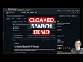 Cloaked Search Getting Started Walkthrough How to Searched Over Encrypted Data