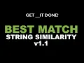 Find Closest String Match - Google Sheets Updates