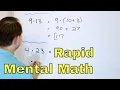 Rapid Mental Math Multiplication w the Distributive Property - 6-1-9