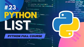 List in Python Python Full Course in - Tutorial