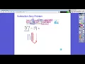 Subtraction Story Problem with Sticker Notation