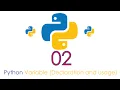 Python-02 Variables Declaration and usage Strings floats integers Python in Urdu