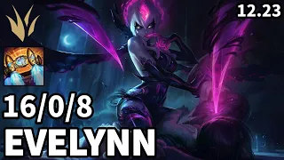 Evelynn Jungle vs Hecarim - EUW Master Patch 12 23