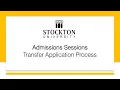 Virtual Open House - Transfer Application Process