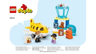 LEGO 10443 Instructions | Duplo | First Time at the Airport | First Time