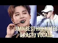 Download Lagu BTS JIMIN BEST LIVE HIGH NOTES \u0026 RASPY VOCALS COMPILATION (UPDATED)