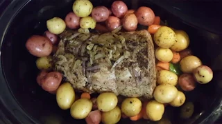 Slow cooker roast beef is easy and delicious. The rub is really what makes the roast so good. - See . 