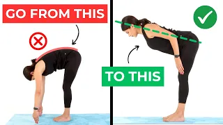 Don't make this Halfway Lift MISTAKE | The Simple Trick to Fix Your Yoga Form