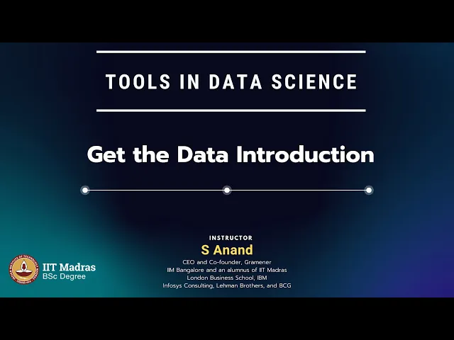 Data Sourcing - Introduction