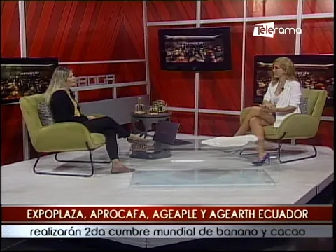 Expoplaza, Aprocafa, Ageaple y Agearth Ecuador realizarán 2da cumbre mundial de banano y cacao