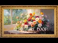 Download Lagu Cozy Floral Ambience: Gold Framed TV Art 4K with Jazz Music