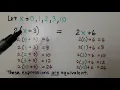 6th Grade Math 10 3a Identifying Equivalent Expressions