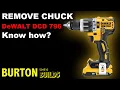 Remove Chuck on DeWALT 20v MAX Brushless Drill DCD796 - HOW