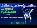 2 Mouse movement clicks Bot Design and Automation with Python PyAutoGUI Urdu Hindi