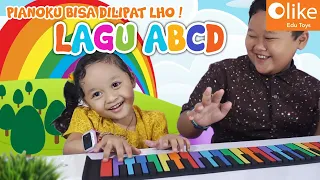 LAGU ANAK ALFABET ABCD - UYYUS BERNYANYI BERSAMA OLIKE HAND ROLL PIANO