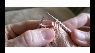 Centered Double Decrease Stitch CDD stitch for Knitting