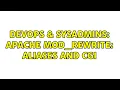 DevOps SysAdmins Apache Mod - Rewrite Aliases and CGI 2 Solutions