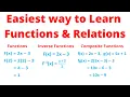 Learning Functions and Relations easy lesson Chris Maths Academy
