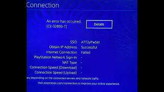 5 Ways To Fix PS4 Error Code CE-32895-7 | An error has occurred
