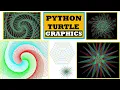 Python Turtle Graphics SPIRAL Design 05 xRay Pixy