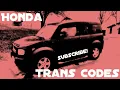 Honda blinking flashing D light Get codes easy without scanner WITH DEFINITIONS Element CRV