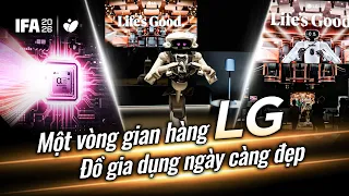 IFA26: Một vòng gian hàng LG - Đồ gia dụng ngày càng đẹp, làm cả màn hình 1000Hz