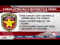 Amarillo police 2 dead after multi-motorcycle crash Saturday