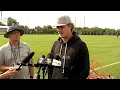This is the place I want to be J J McCarthy Speaks after being named backup QB