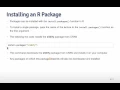 Data Scientist s Toolbox Installing R Packages