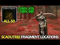 Elden Ring Erdtree - All 50 Scadutree Fragments Locations for Scadutree Blessing 20 Max Level