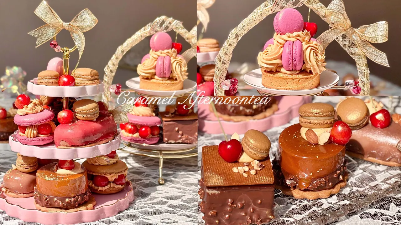 ꒰キャラメルアフタヌーンティー🤎꒱キャラメルケーキ6種類でお嬢様気分に🍰🫖キャラメルまみれ幸せ꒰͒⸝⸝•༝•⸝⸝͒꒱~~🤎˖ ࣪⊹