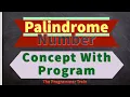 Palindrome program in java Palindrome Number Java Interview question