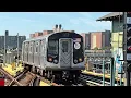 NYC Subway Empty F Train Ride To Avenue X Yard Train