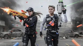 Nerf Gun War : Combatant SWAT Nerf Guns Fight To Outplay The Treacherous Crimson Hand Syndicate