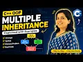 Multiple Inheritance in C Easy Explanation Program Example