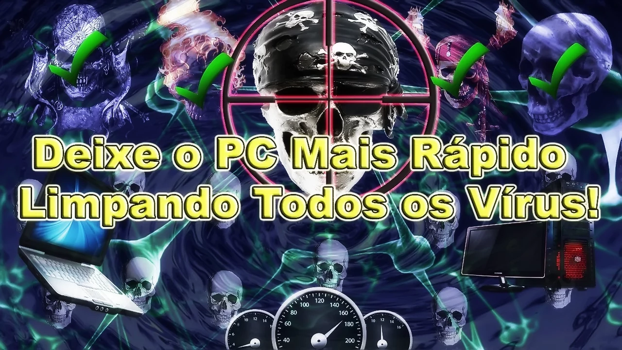 Como Deixar o PC Mais Rápido Limpando Todos os Vírus! (Para Todos os Windows!)