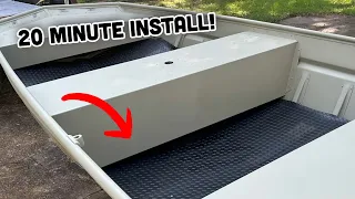 The EASIEST DIY JON BOAT FLOOR Durable Lightweight and Cheap Install Guide