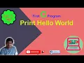 Writing First C Program Print Hello World In Bangla
