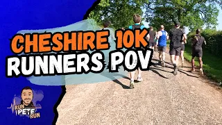 a very hot 10k race in cheshire full pov running experience
