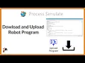 Download and Upload Robot Program PROCESS SIMULATE