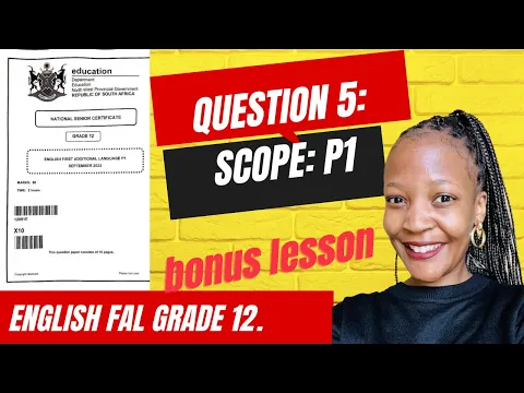 Download MP3 Grade 12 Paper 1 Final exam preparations: Question 5 predictions, scope and approach.