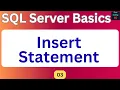 INSERT Statement in SQL Server INSERT INTO Statement in SQL Server