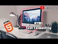 HTML Text Formatting Mr Tech Code Tamil