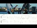 【弾いてみた】アオアシOP主題歌[Alexandros] - 無心拍数 [Tab譜](Lead Gt. & Rhythm Gt.)