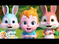 Download Lagu Hop Little Bunnies Hop Hop Hop | Nursery Rhymes \u0026 Kids Songs | NuNu Tv