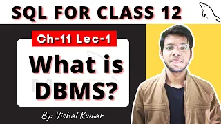 SQL for class 12 - Chapter 11 Relational Database in Class 12 Computer Science
