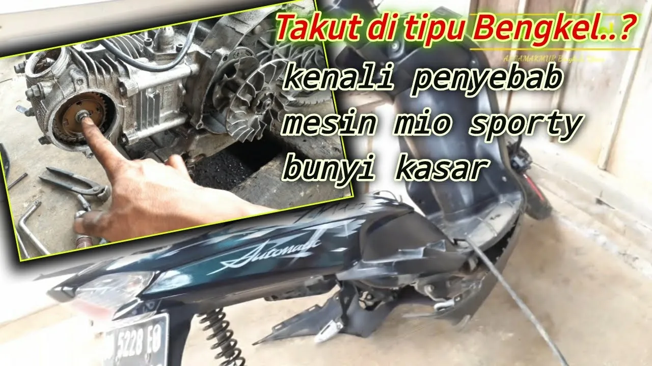 IN! JADI NYA KALAU #noken as  #MIO RUSAK!!!
