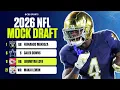 2026 Full Round 1 NFL Mock Draft 3 0 Cowboys trade up to get Caleb Downs Chiefs draft 1st round RB